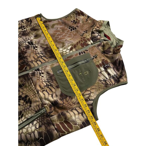 KRYPTEK Highlander Camo Hunting Vest - Men's XL - Full Zip - Fleece Lined Casual - Picture 4 of 13